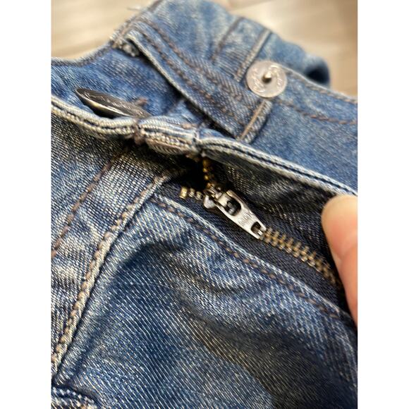 y2k grunge streetwear rodeo western cowgirl country Candies bootcut  jeans sz 7 - Picture 11 of 12